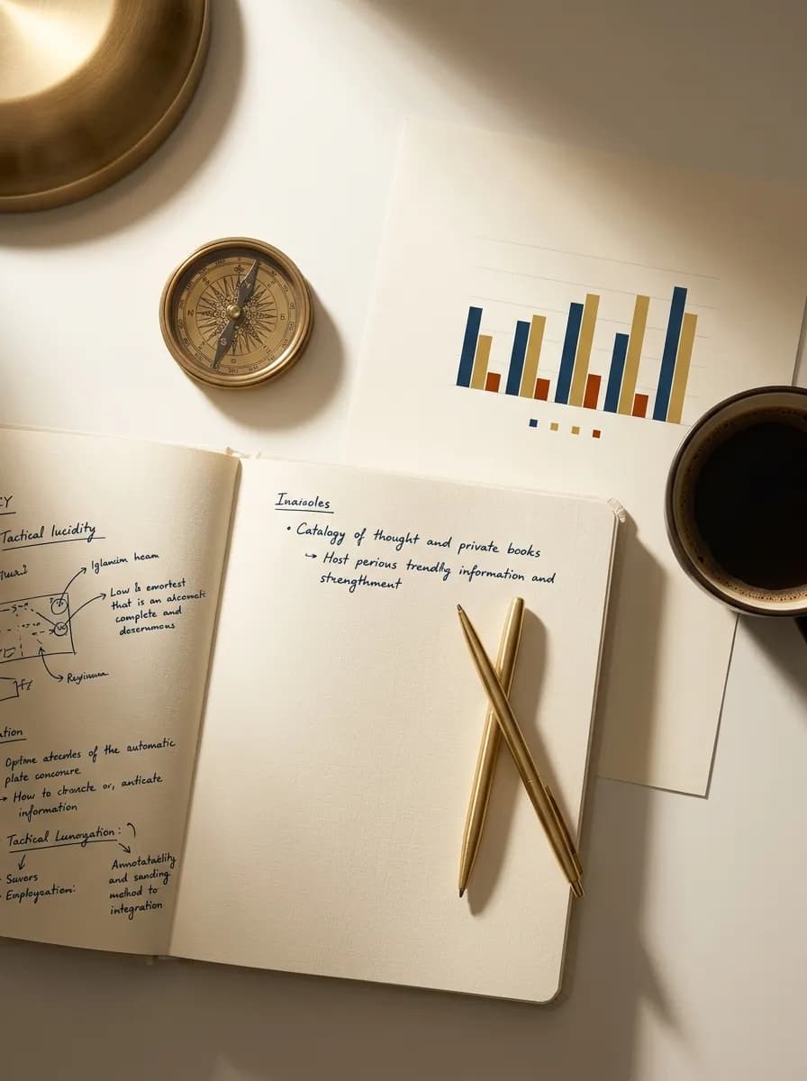 Mesa de estudo organizada